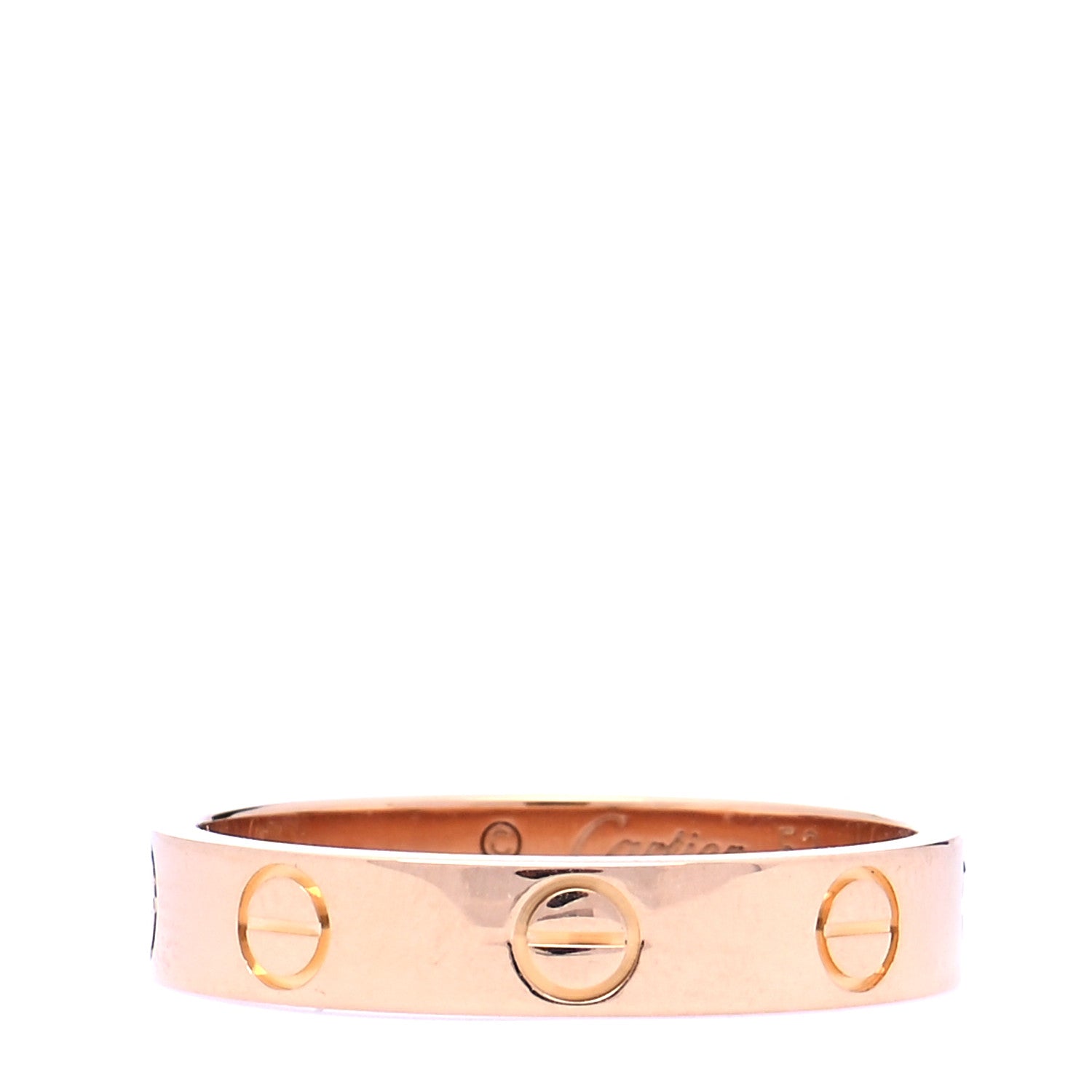 Cartier 18K Pink Gold 3.5mm LOVE Wedding Band Ring 52 6 3 of 6