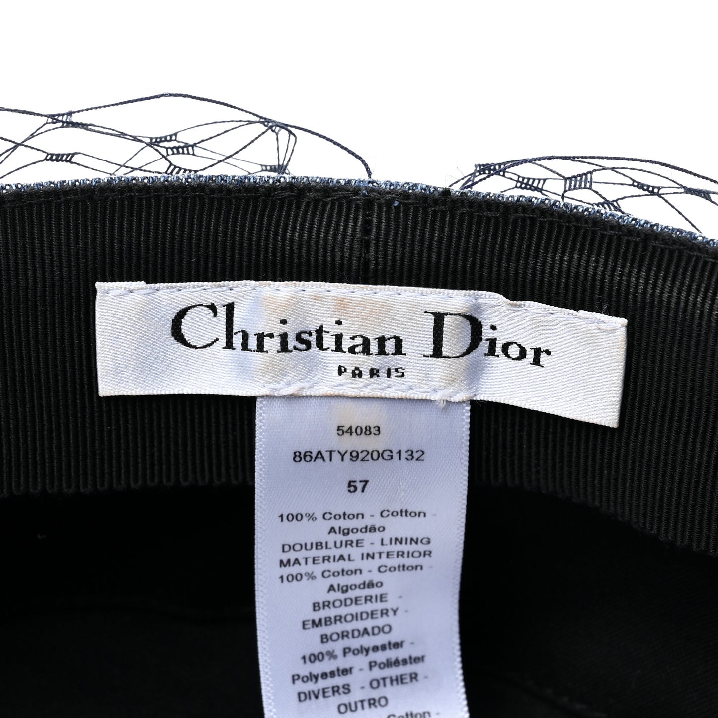 Denim Arty Veil Cap 57 Blue