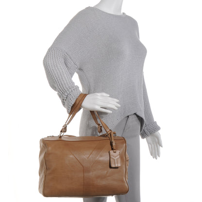 Saint Laurent Calfskin Y Bowler Camel 2 of 9