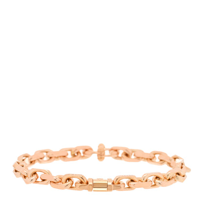 Tiffany 18K Rose Gold Narrow 1837 Makers Chain Bracelet 2 of 4