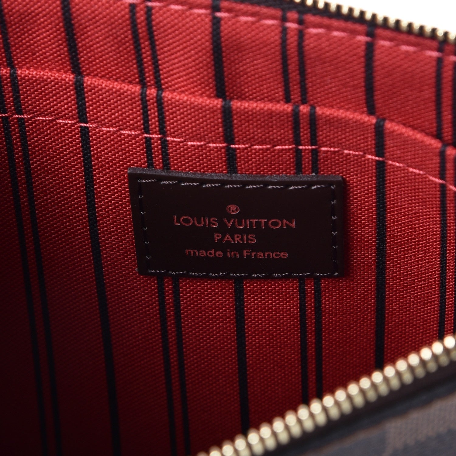 Louis Vuitton Damier Ebene Neverfull MM GM Pochette 6 of 7