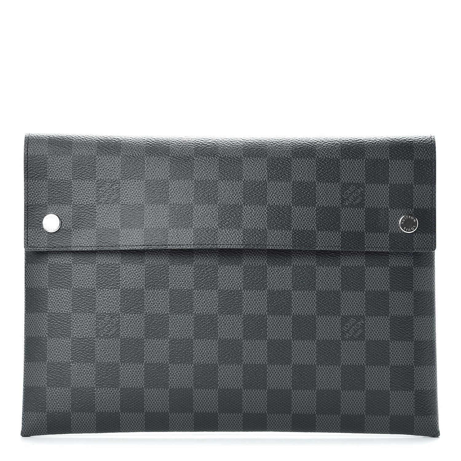 Louis Vuitton Damier Graphite Large Alpha Pochette 1 of 12