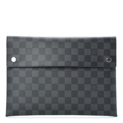 Louis Vuitton Damier Graphite Large Alpha Pochette 1 of 12