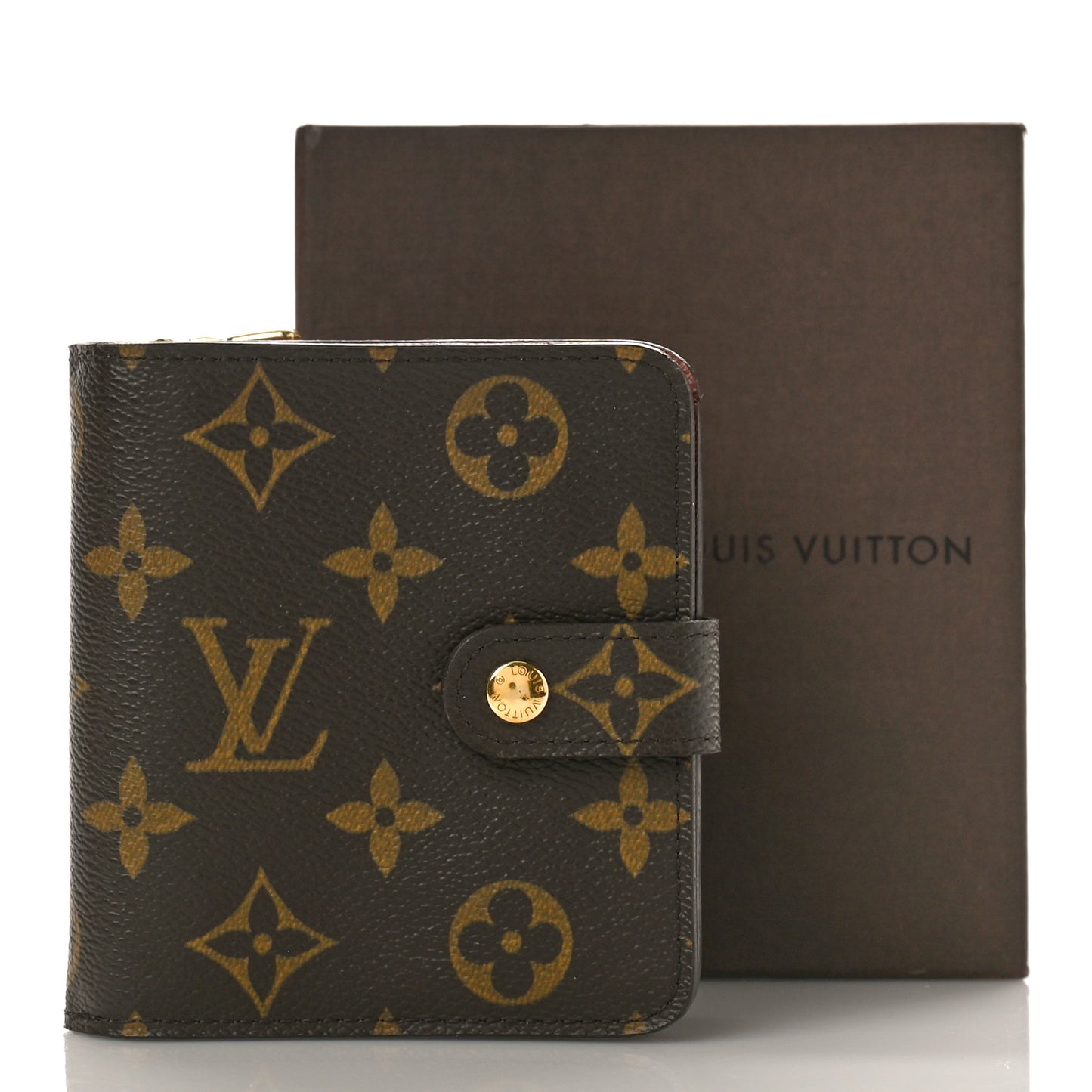 Monogram Compact Zippe Zipped Wallet