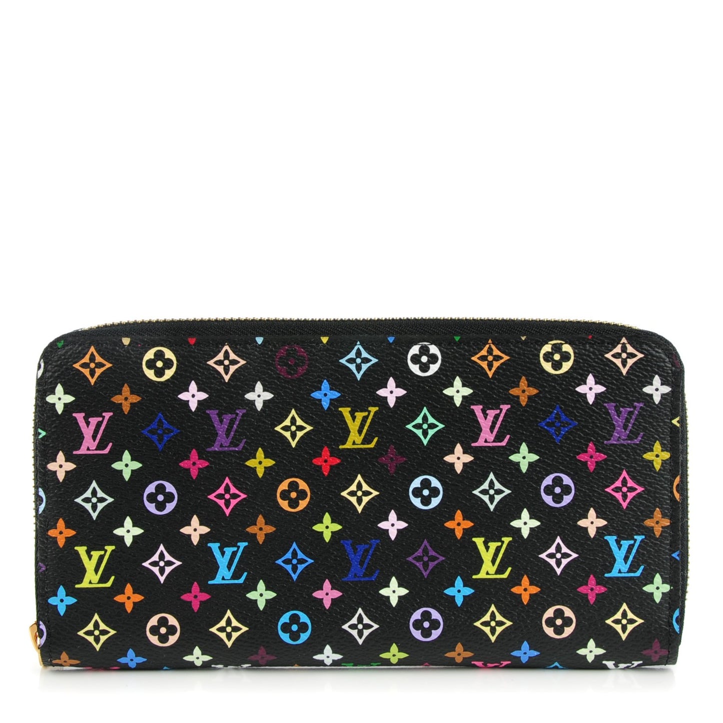 Monogram Multicolor Zippy Wallet Black Grenade