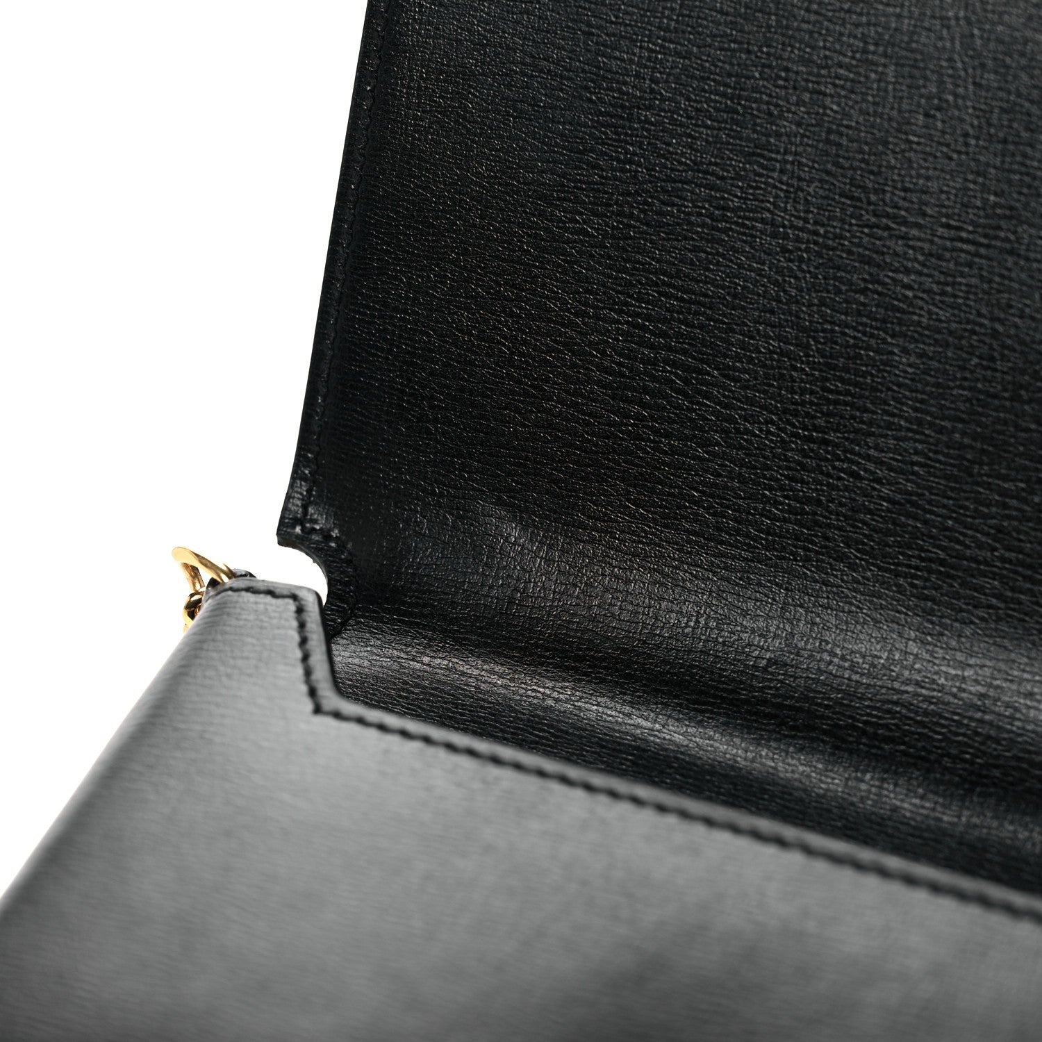Saint Laurent Smooth Calfskin Monogram Phone Holder Crossbody Black 11 of 13