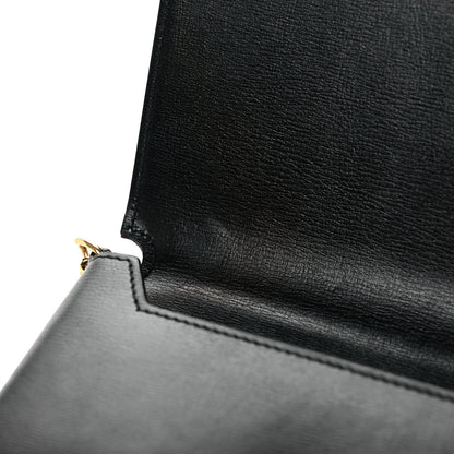 Saint Laurent Smooth Calfskin Monogram Phone Holder Crossbody Black 11 of 13
