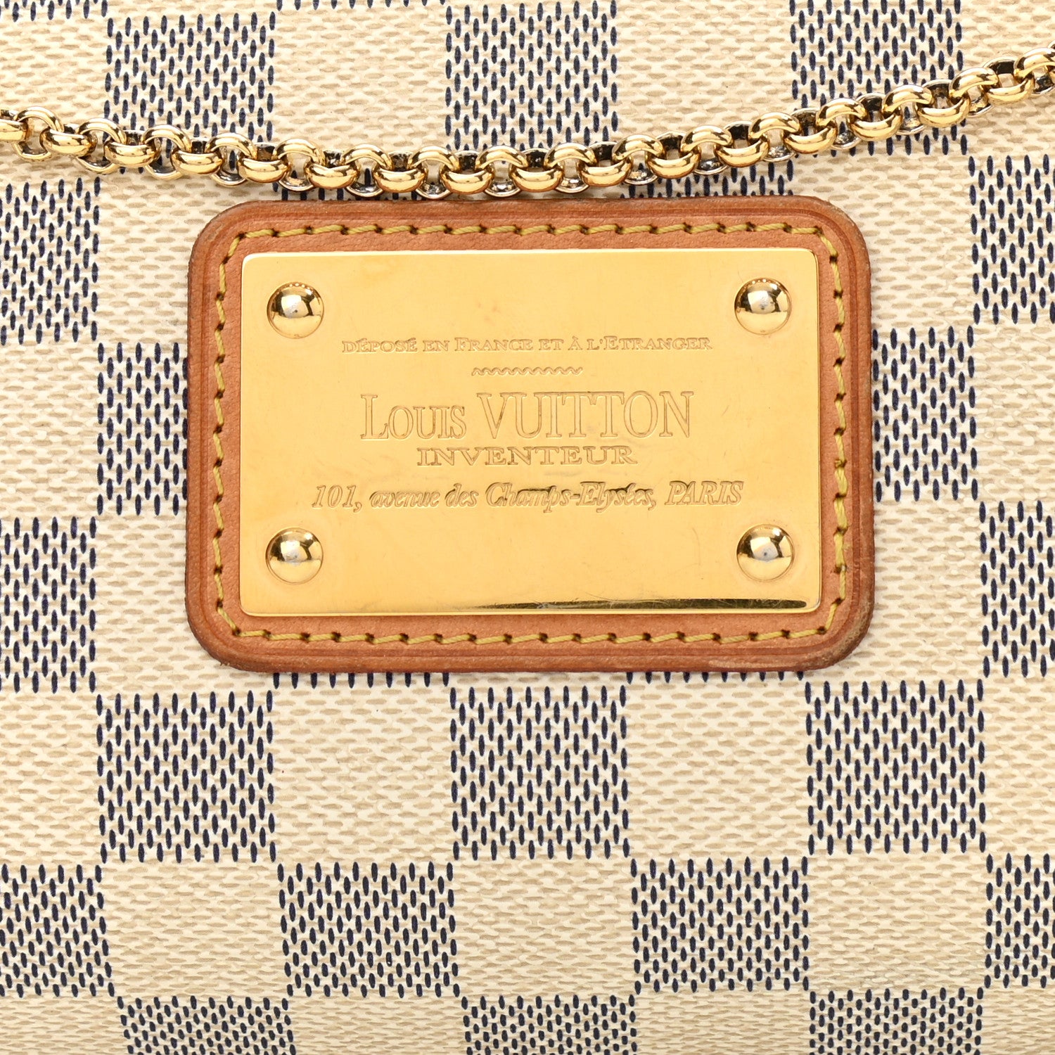 Louis Vuitton Damier Azur Eva Clutch 8 of 12