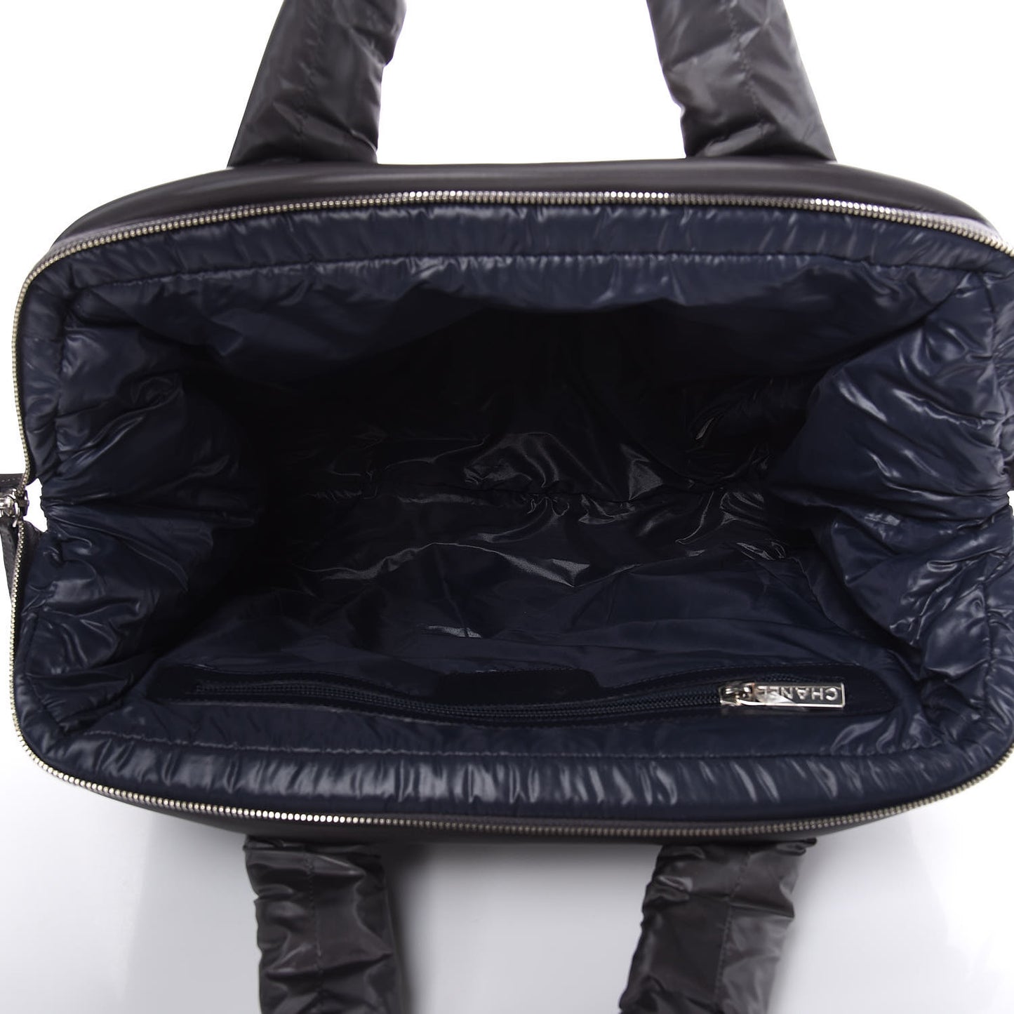 Nylon Quilted Coco Cocoon Bowler Grey