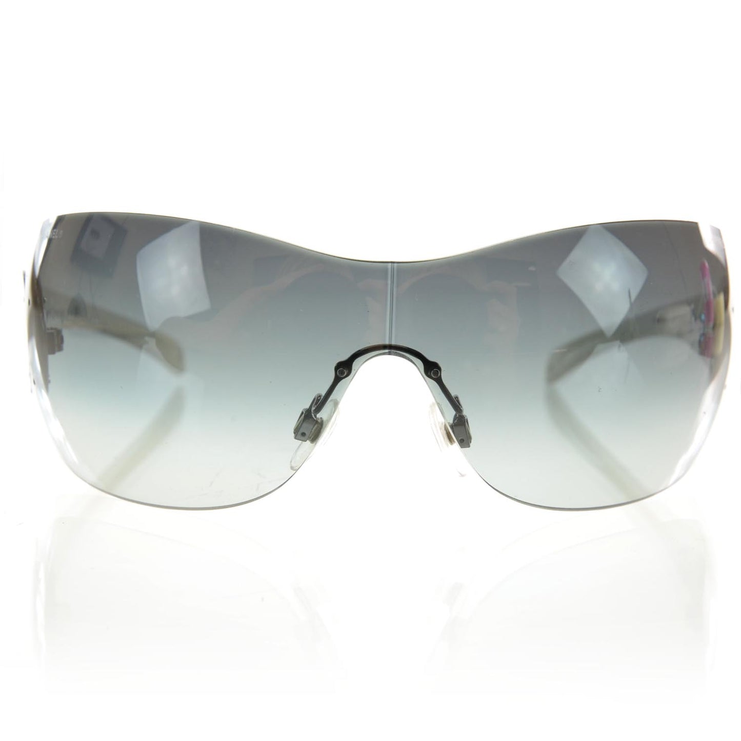 CC Logo Sunglasses 4173 Black White