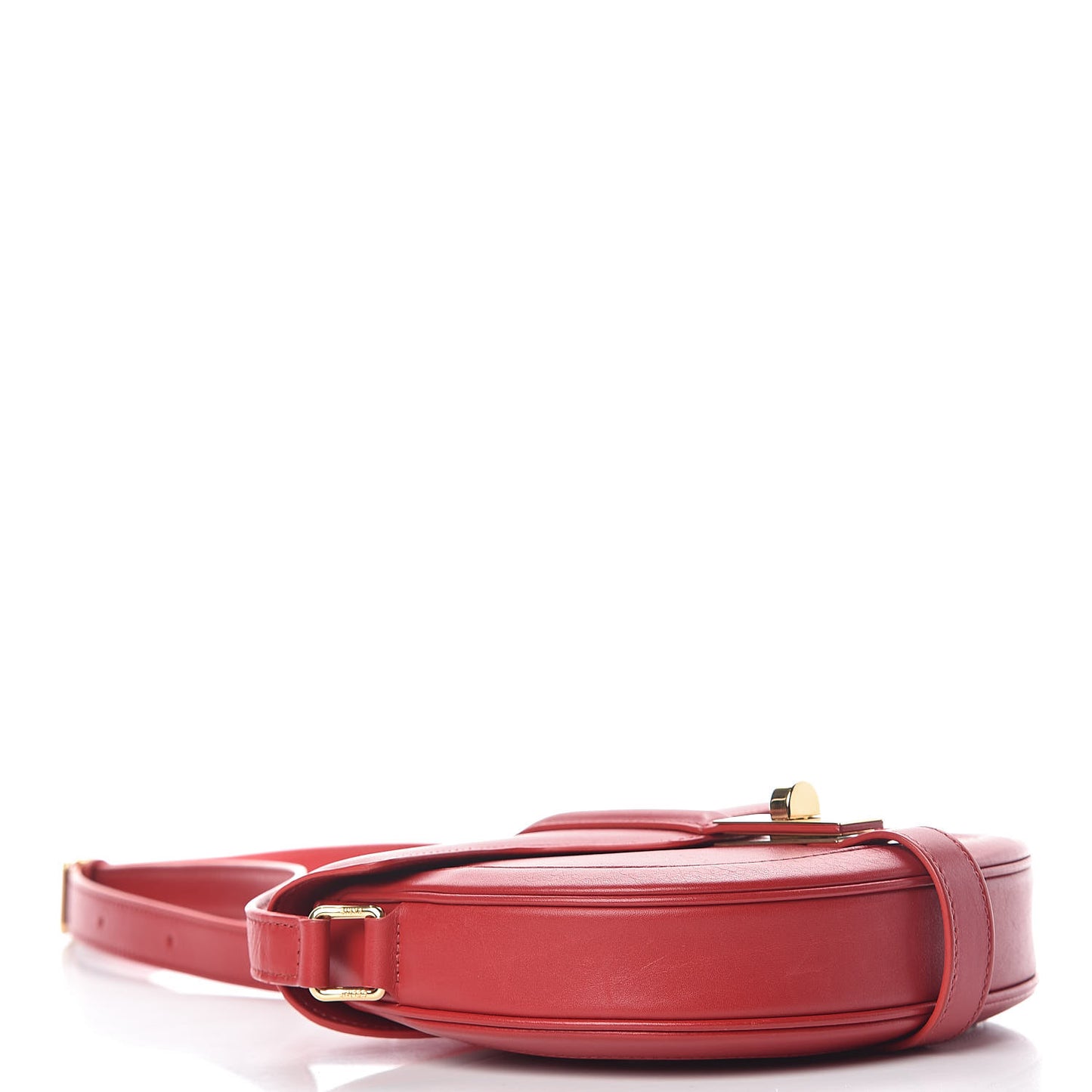 Satinated Calfskin Besace Small 16 Red