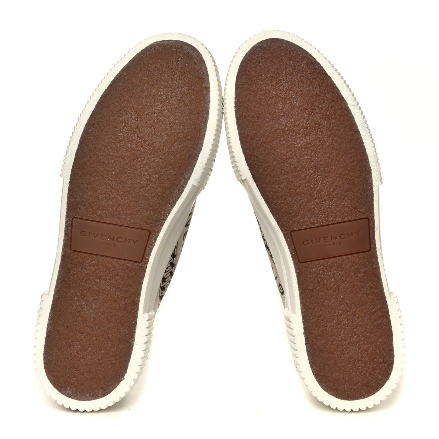 Canvas Chain Logo Printed Womens Tennis Sneakers 38 Beige Brown