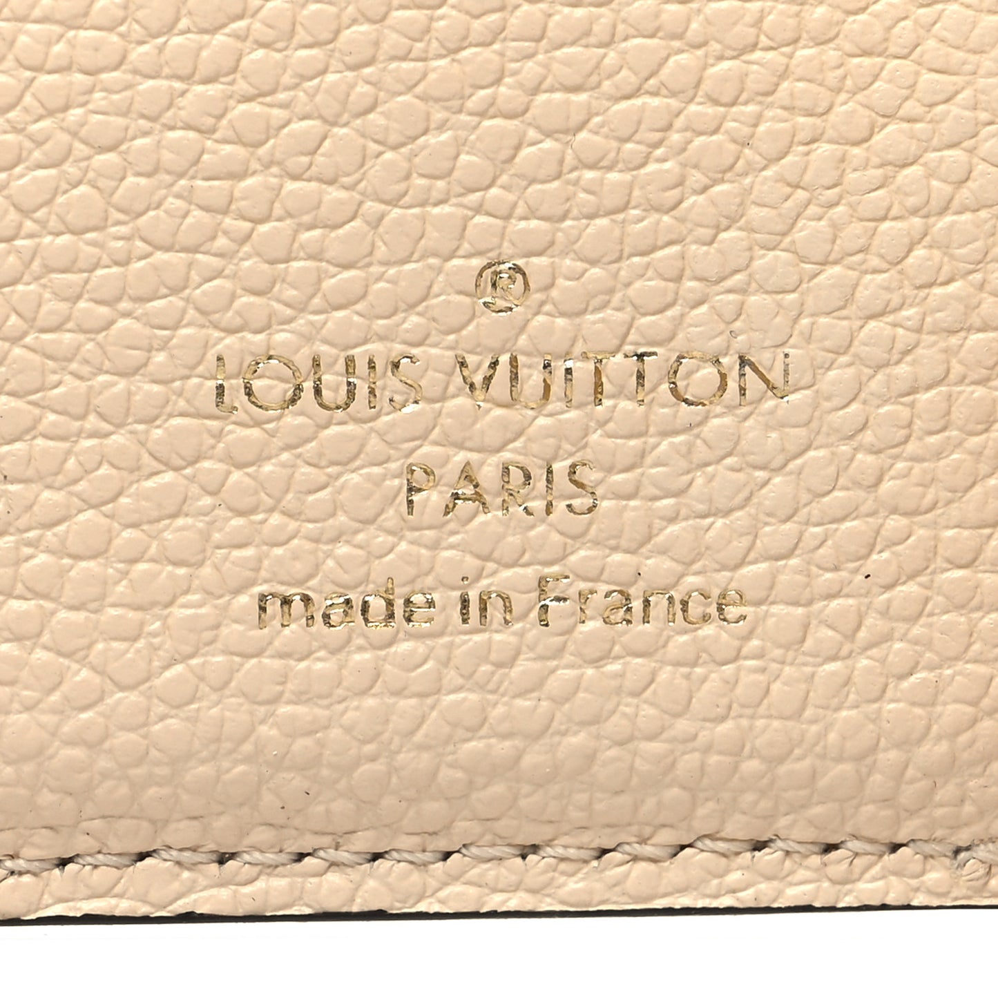 Snakeskin Empreinte Zoe Wallet Creme