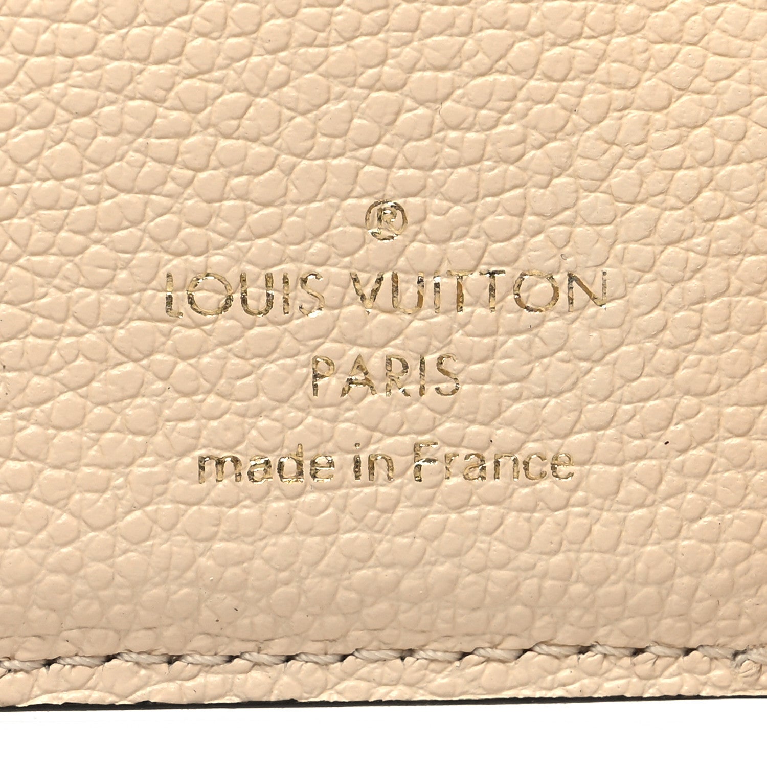 Louis Vuitton Snakeskin Empreinte Zoe Wallet Creme 7 of 8