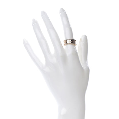 Van Cleef & Arpels 18K Rose Gold Perlee Signature Ring 50 5.25 2 of 5