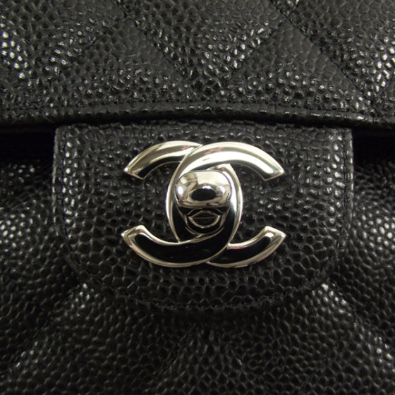 Chanel Caviar Quilted Medium Double Flap Black 11 of 11