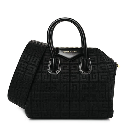 Givenchy Embroidered Canvas Mini Antigona Shoulder Bag Black 1 of 9