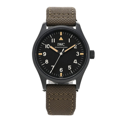 IWC Ceramic Canvas 39mm Pilot Mark XVIII Edition “HODINKEE” Automatic Watch Black IW324801 1 of 4