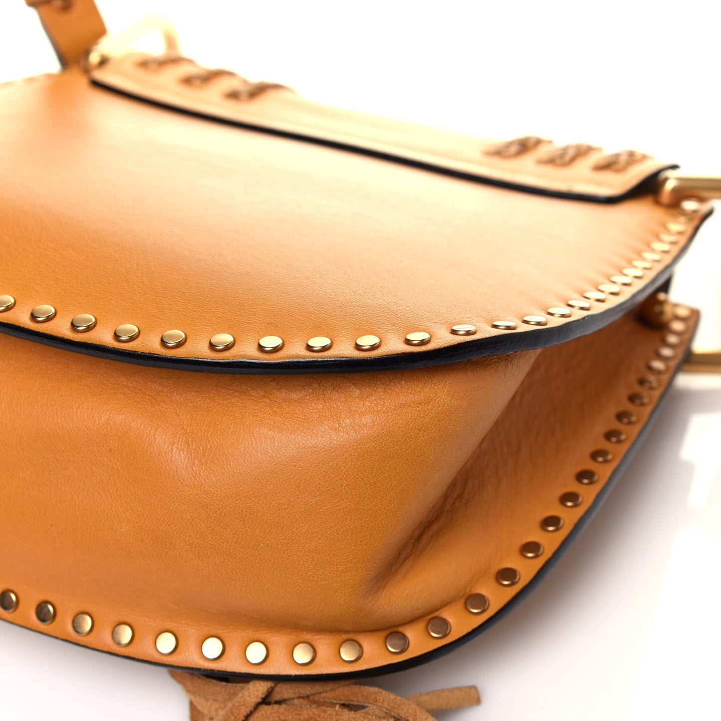 Calfskin Braided Small Hudson Shoulder Bag Sunflower
