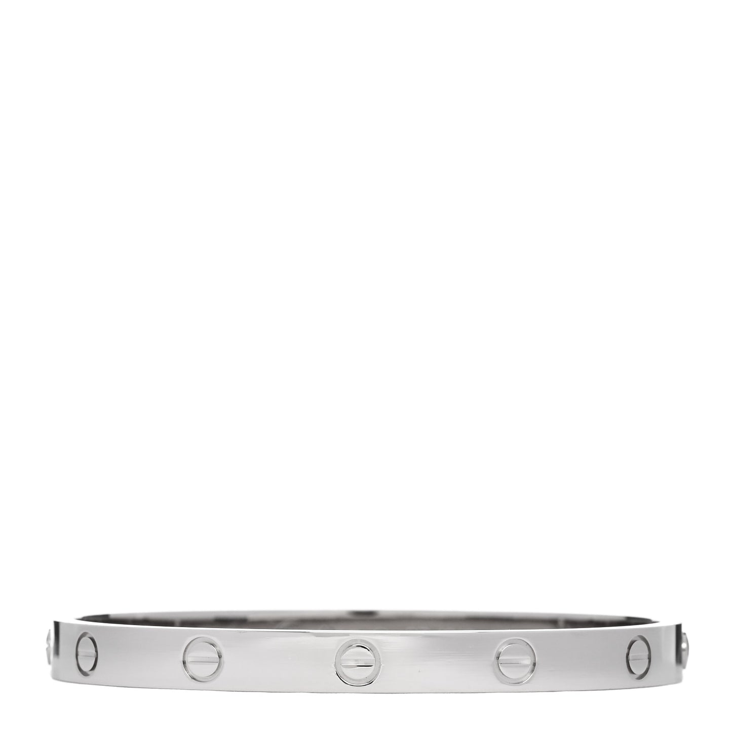 18K White Gold LOVE Bracelet 18