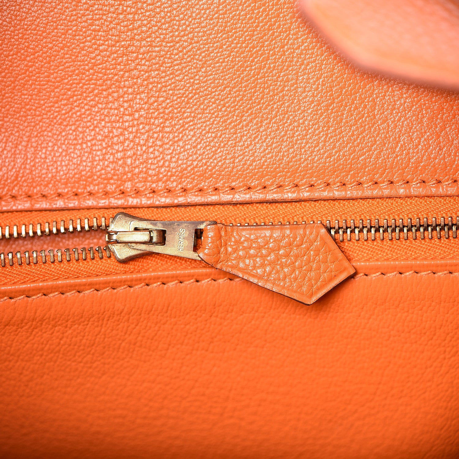 Hermes Togo Birkin 30 Orange 16 of 38