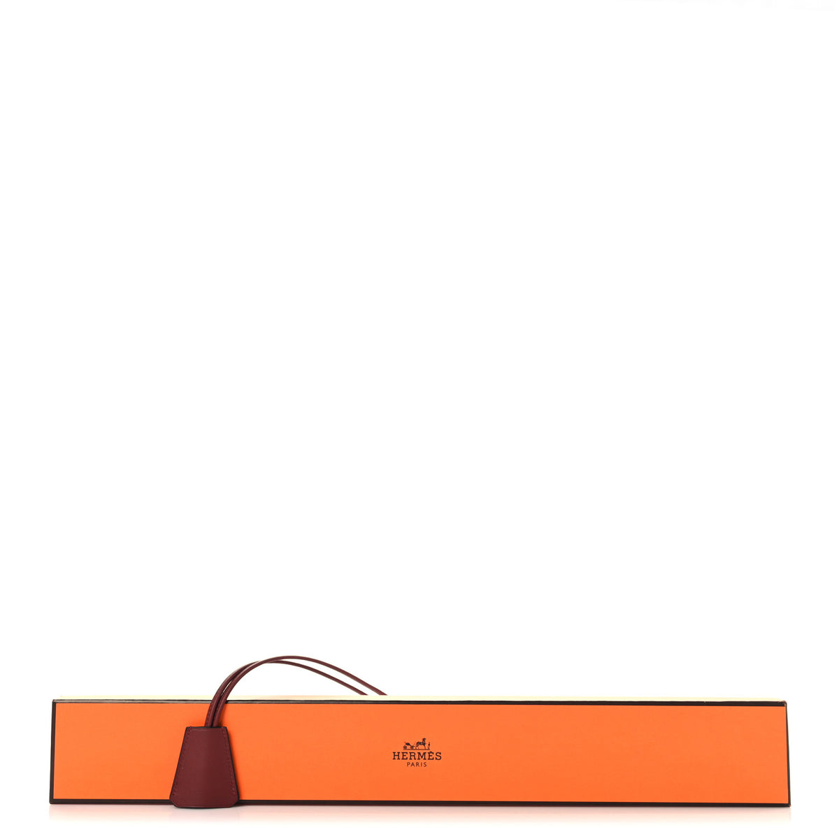 Hermes Swift Clochette Long Necklace Rouge H 5 of 5