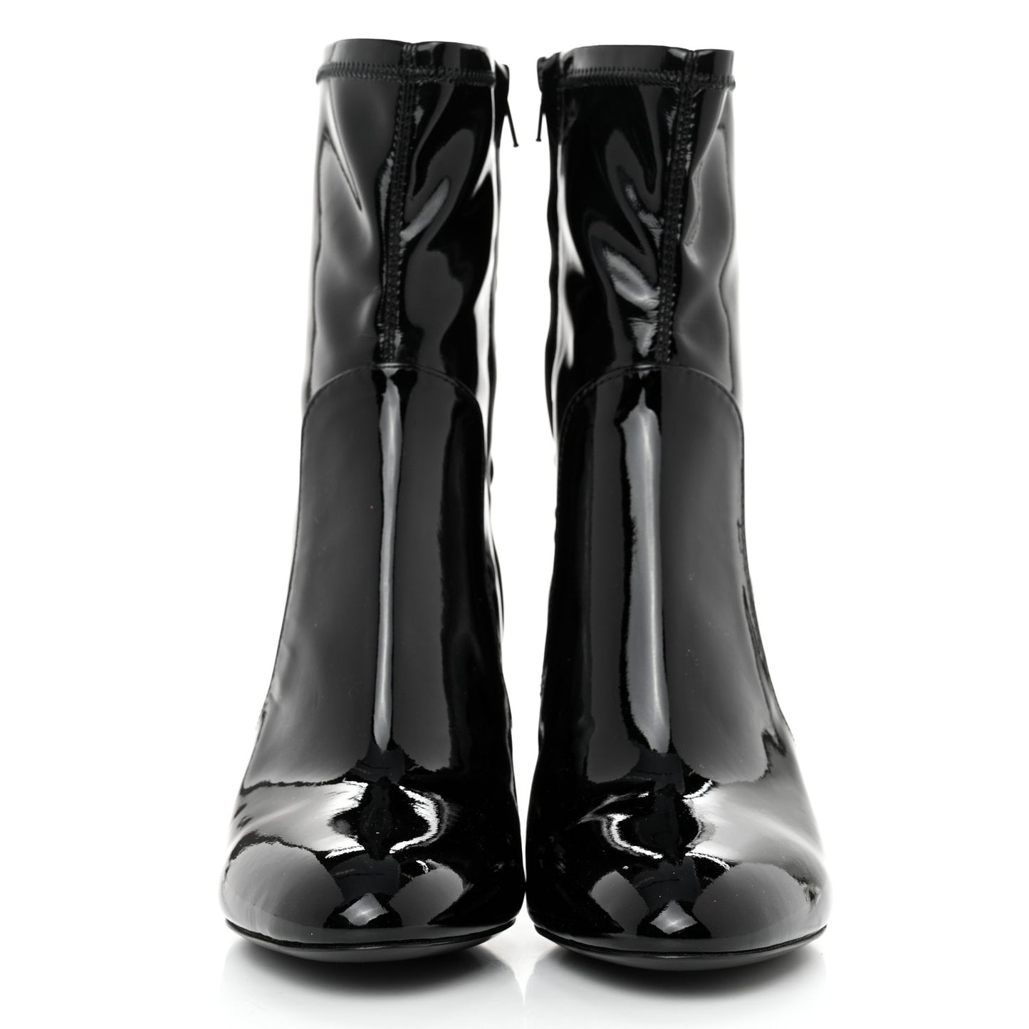 Patent Uniformes Silhouette Ankle Boots 36.5 Black