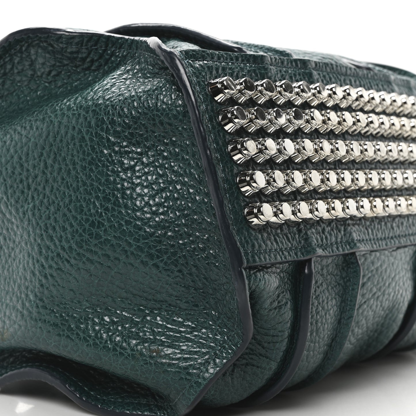 Pebbled Lambskin Inside Out Rocco Rhodium Hardware Dark Mosaic