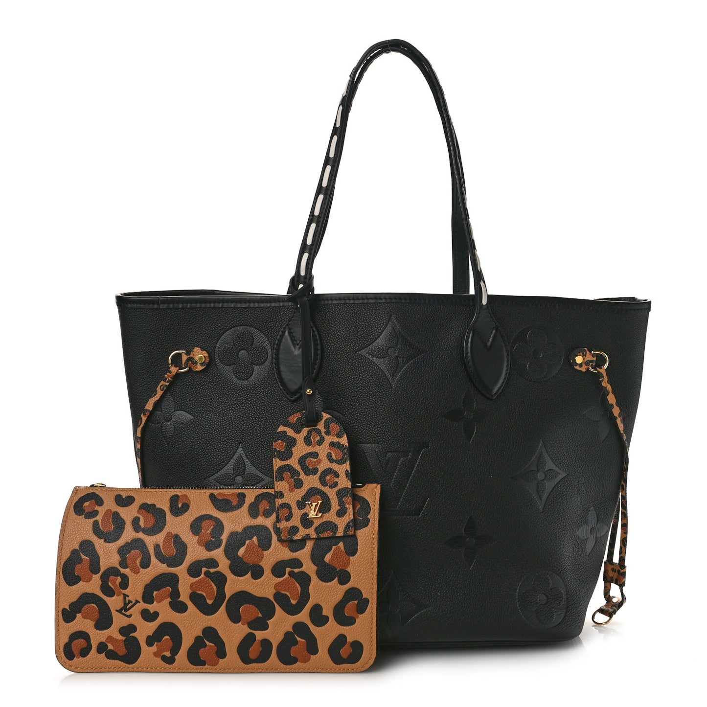 Empreinte Monogram Giant Wild at Heart Neverfull MM Black