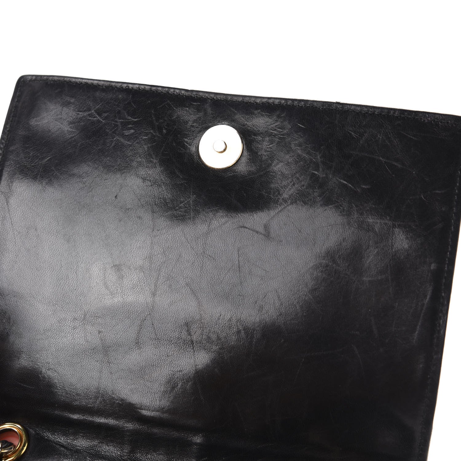 Chanel Lambskin Quilted CC Small Single Flap Black 7 of 12