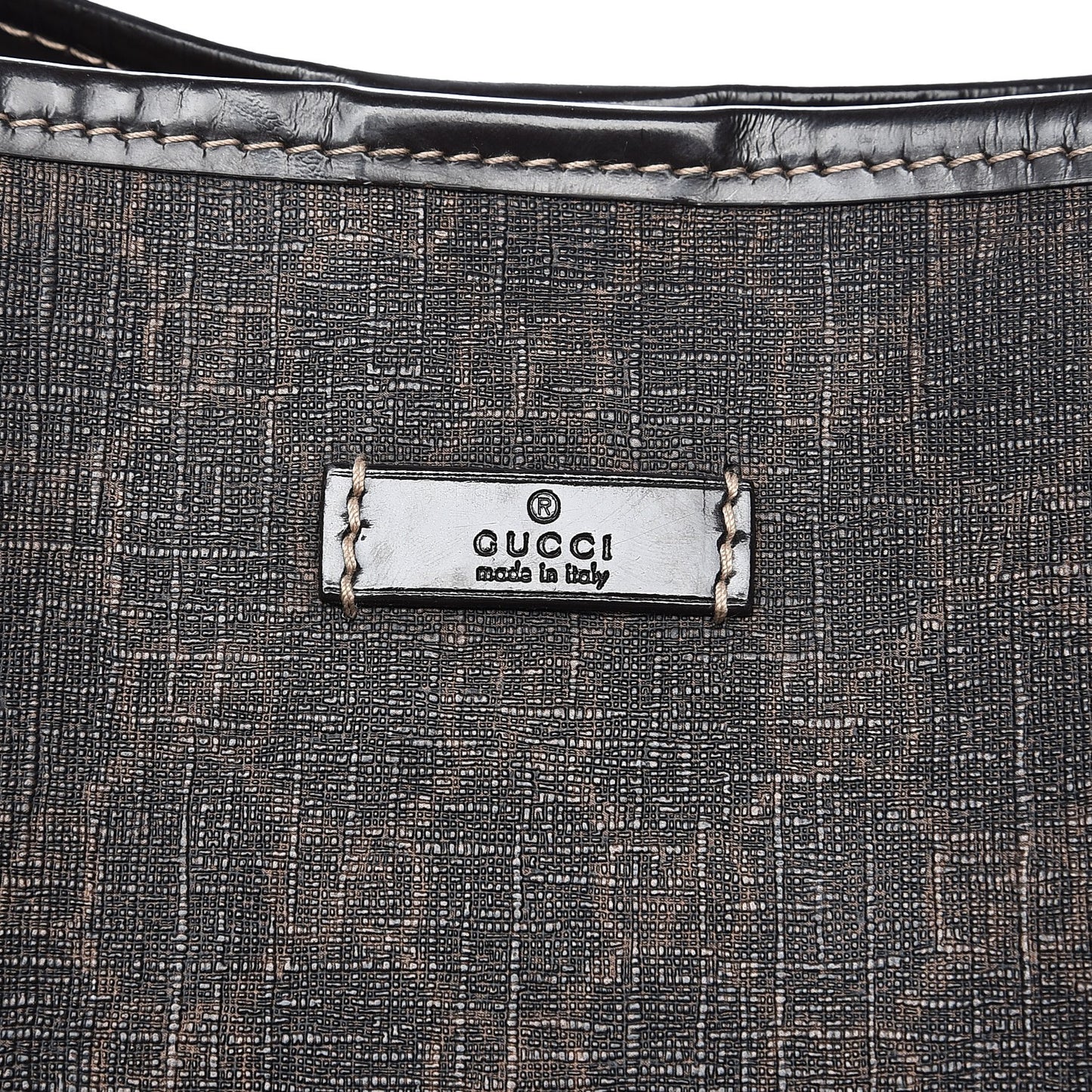 GG Plus Monogram Large Joy Tote Dark Brown