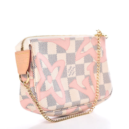 Louis Vuitton Damier Azur Tahitienne Mini Pochette Accessories 3 of 10