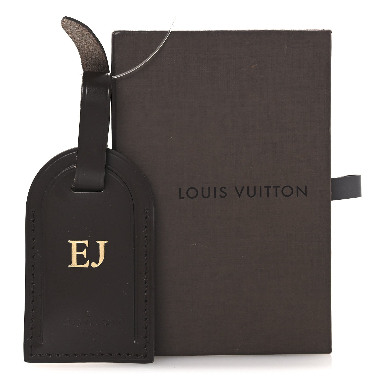 Louis Vuitton Calfskin Luggage Tag Ebene 1820402 – FASHIONPHILE