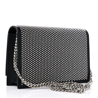 Alexander McQueen Calfskin Studded Skull Small Crossbody Bag Black 3 of 8