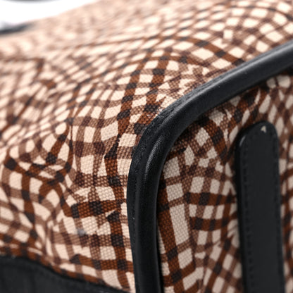 MCM Visetos Calfskin Motif Rombi Lion Printed Reversible Shopper Tote Cognac 22 of 26