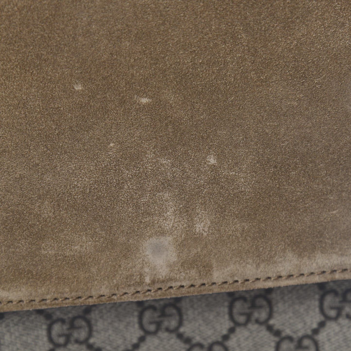 GG Supreme Monogram Medium Dionysus Shoulder Bag Taupe