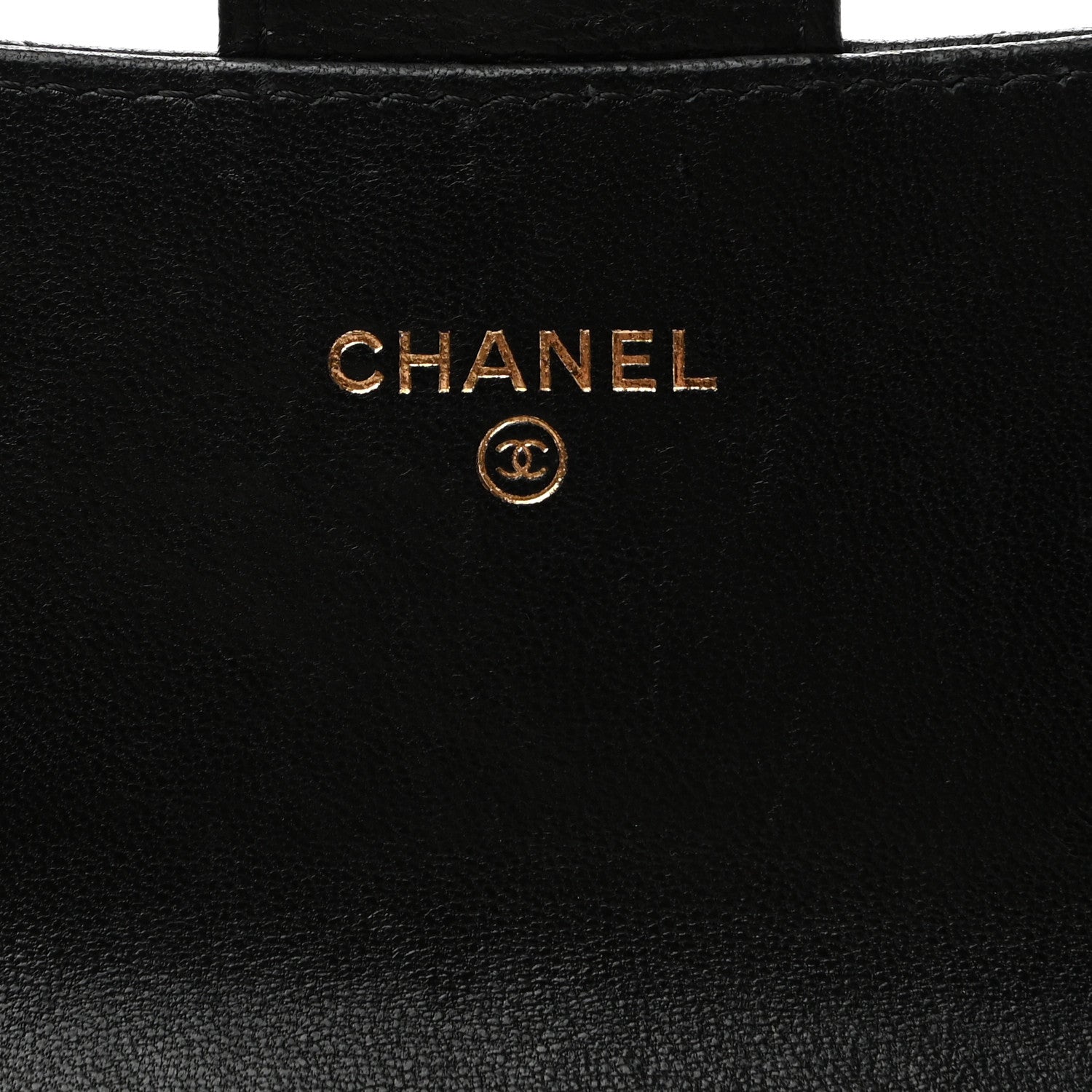 Chanel Lambskin Quilted Large Gusset Flap Wallet Black 6 of 8