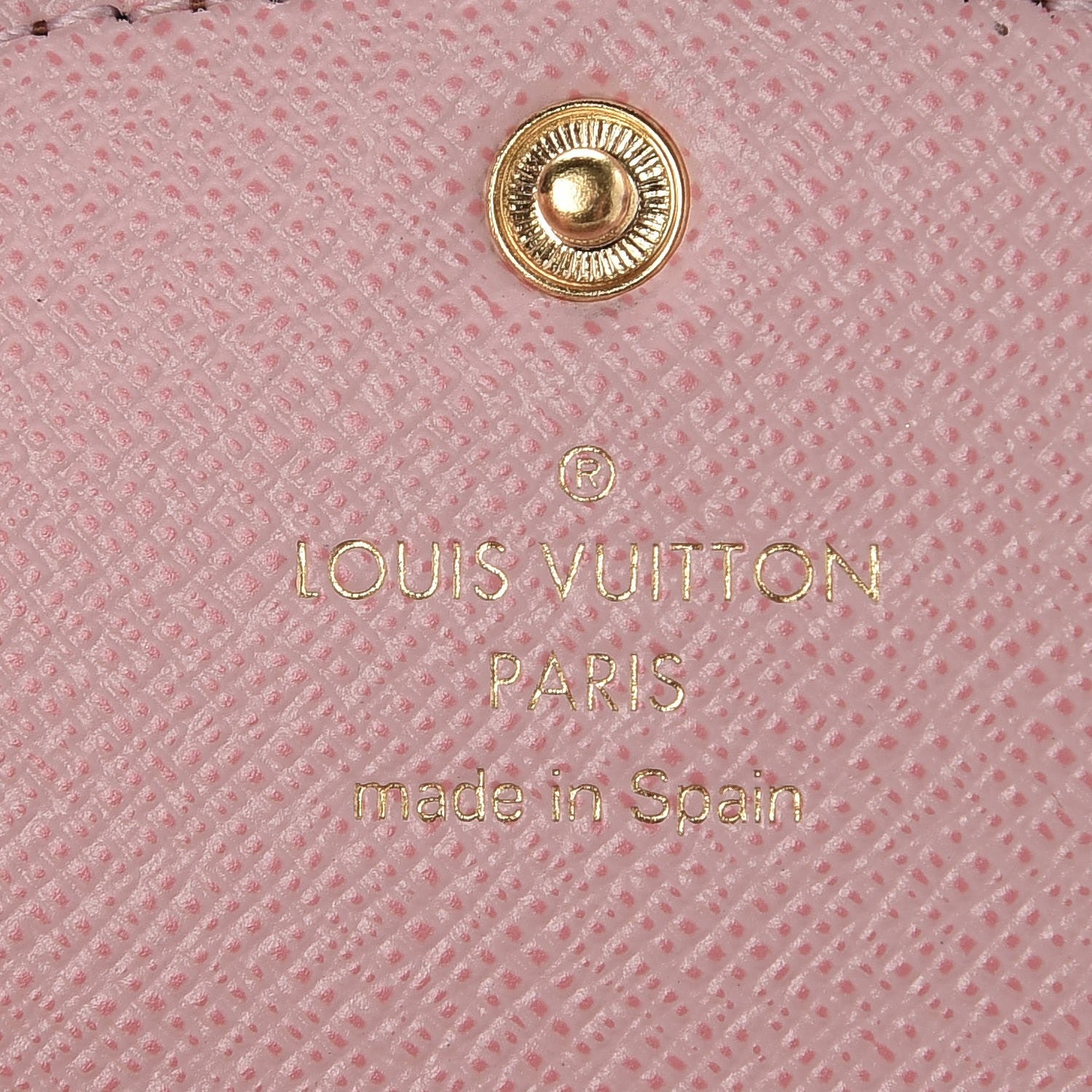 Louis Vuitton Damier Ebene Rosalie Coin Purse Rose Ballerine 6 of 8