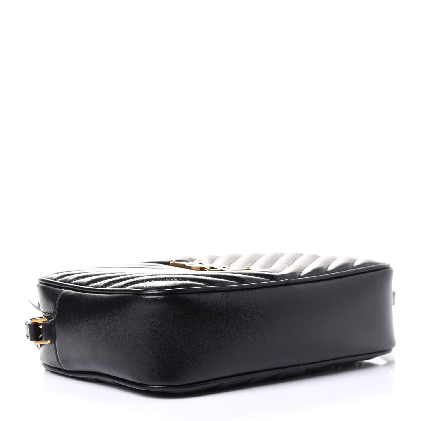 Calfskin Matelasse Monogram Lou Camera Bag Black