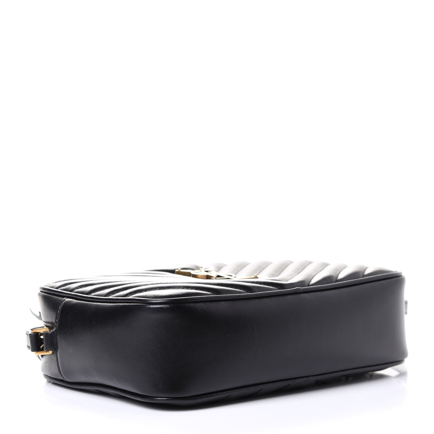 Saint Laurent Calfskin Matelasse Monogram Lou Camera Bag Black 3 of 4