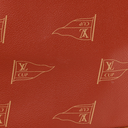 Louis Vuitton Canvas Americas Cup 1995 Saint Tropez Drawstring Bag Red 13 of 13