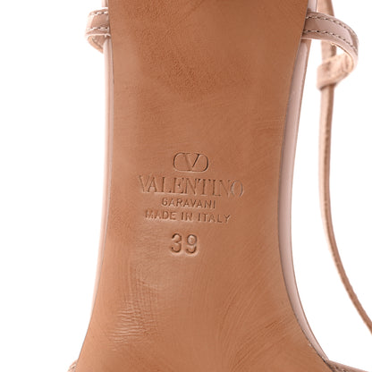 Valentino Garavani Patent Tonal Vlogo Slingback 40mm Pumps 39 Blush 7 of 9
