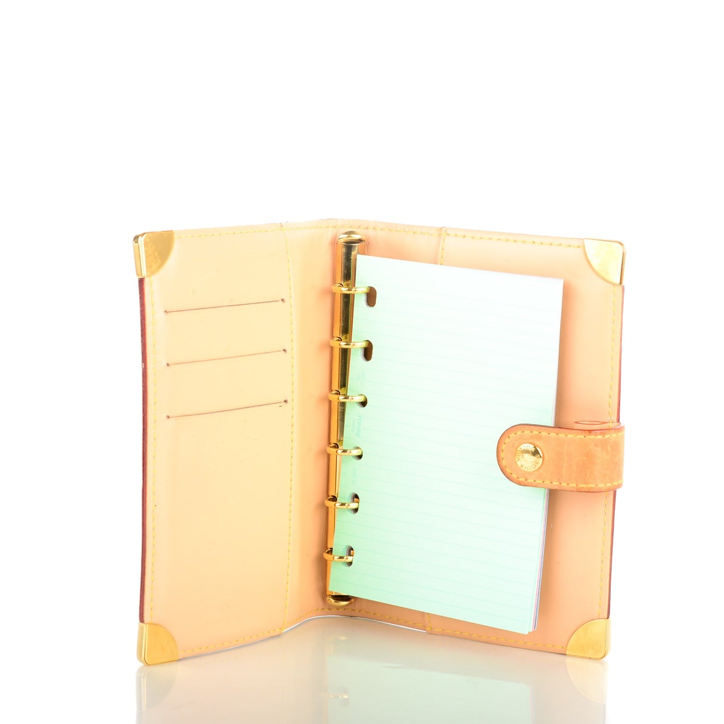 Monogram Multicolor Small Ring Agenda Cover Black