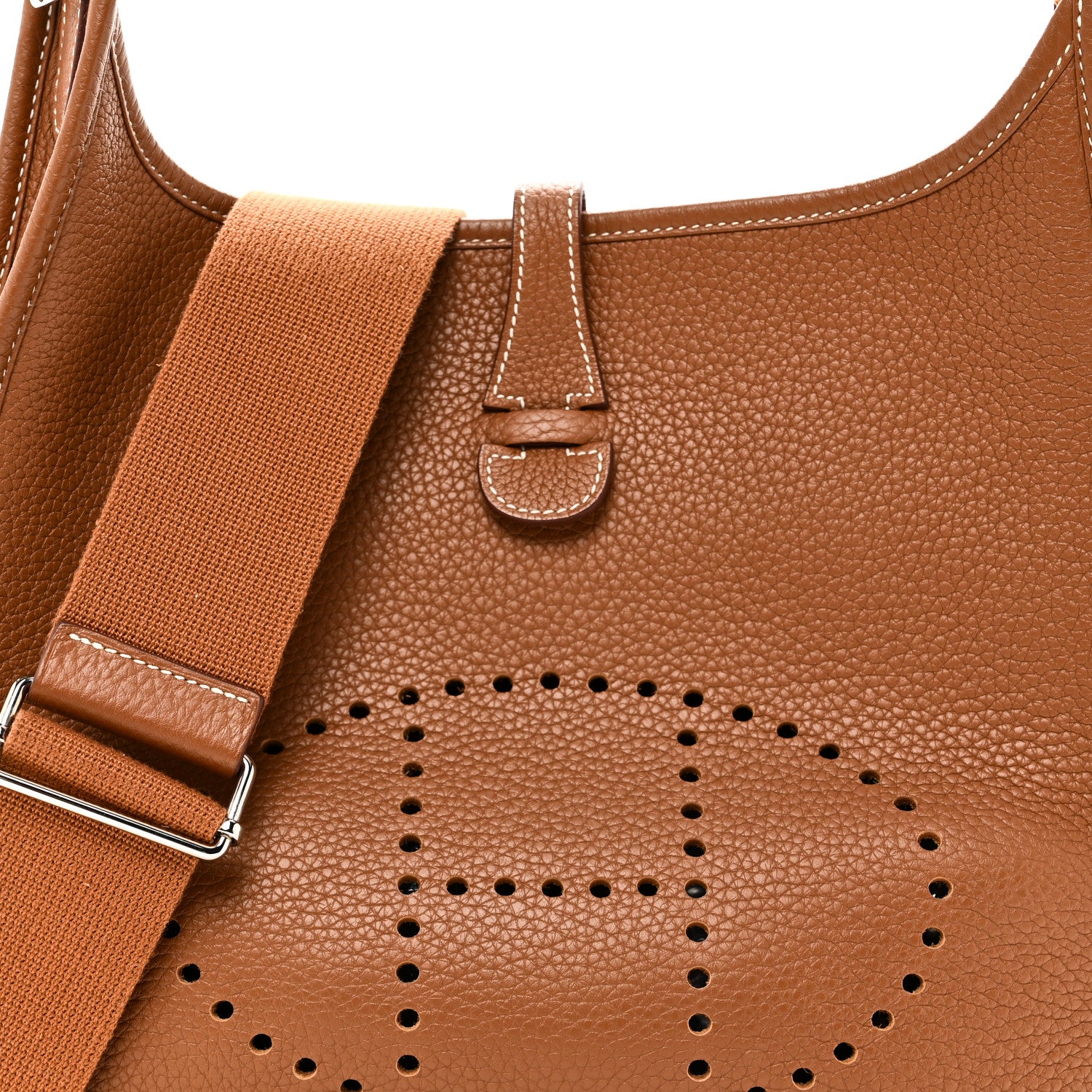 Hermes Taurillon Clemence EVELYNE III PM Gold 1825998 – FASHIONPHILE