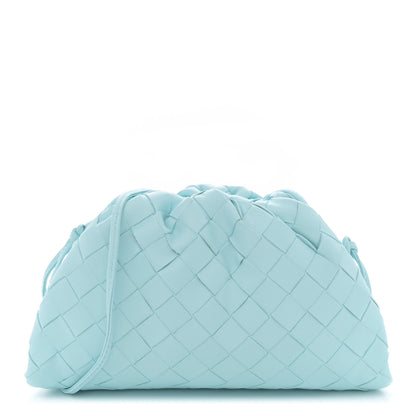 Bottega Veneta Nappa Intrecciato The Mini Pouch Pale Blue 1 of 10
