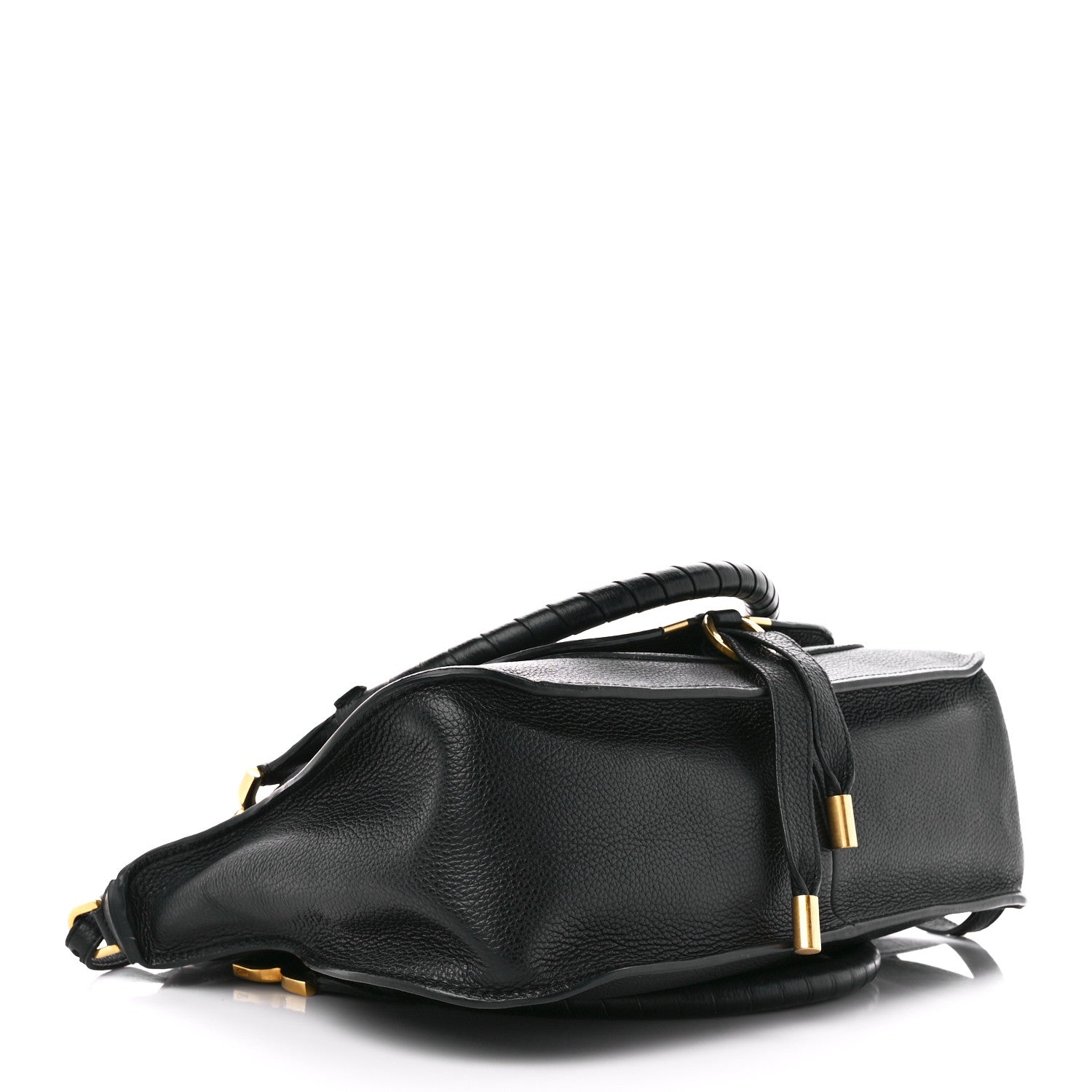 Chloe Calfskin Medium Marcie Satchel Black 4 of 11