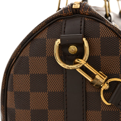 Louis Vuitton Damier Ebene Speedy Bandouliere 25 14 of 15