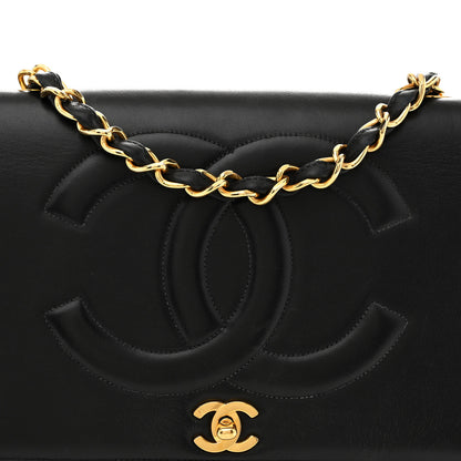 Chanel Lambskin Quilted CC Maxi Jumbo Single Flap Black 8 of 14