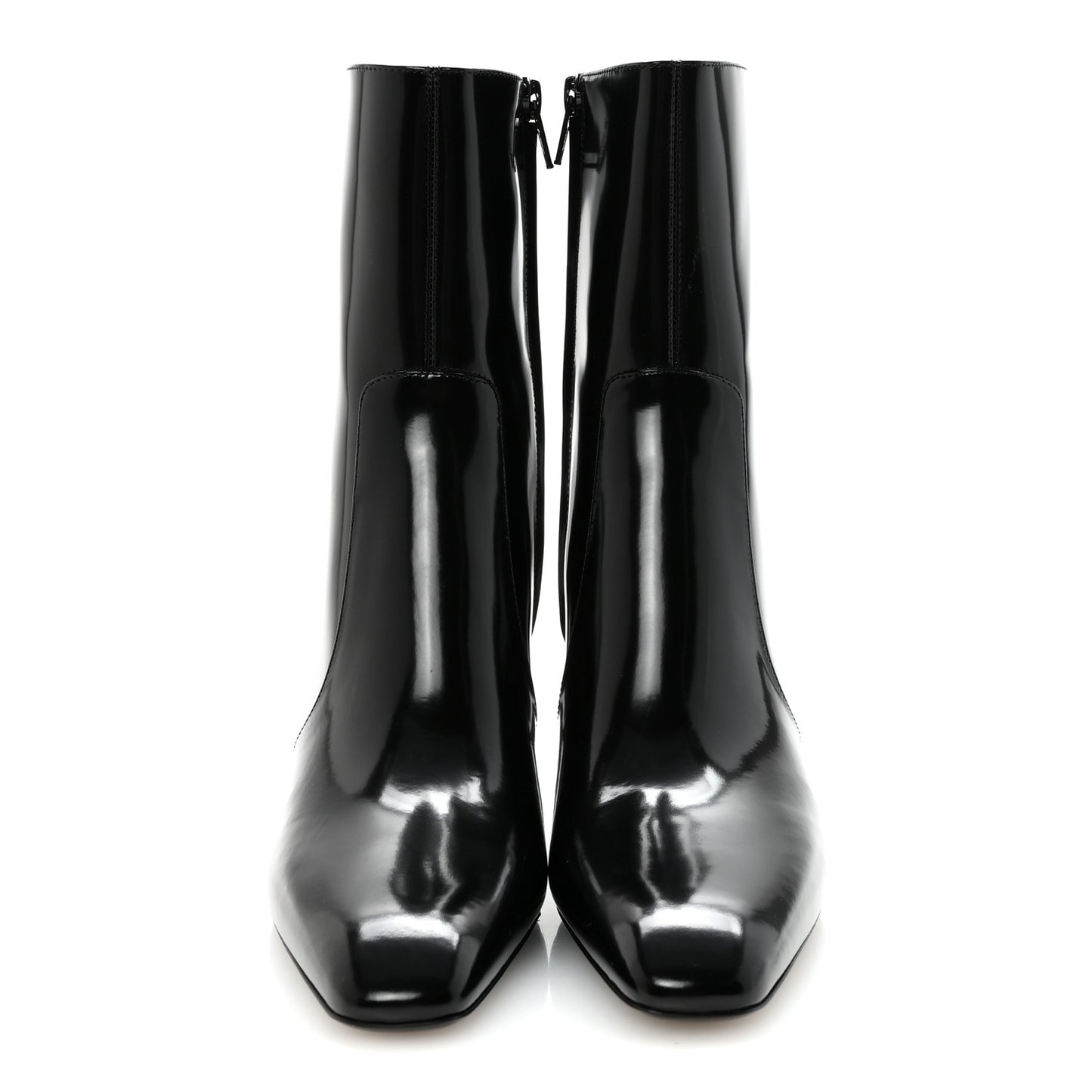Vitello Marilyn Betty 70 Ankle Zip Boots 36.5 Black