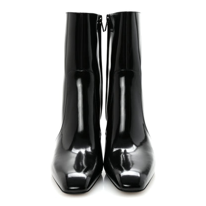 Saint Laurent Vitello Marilyn Betty 70 Ankle Zip Boots 36.5 Black 3 of 9